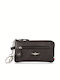 Aeronautica Militare Leather Key Holder Brown