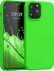 KWmobile Rubberized Back Cover Silicon Lime Gre...