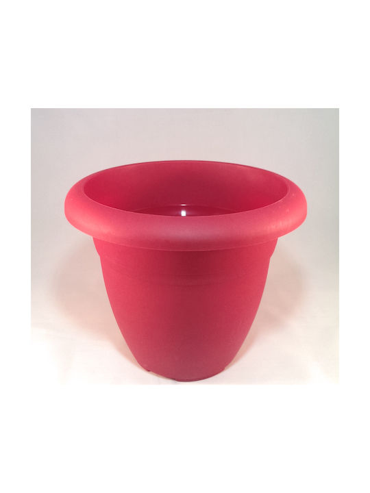 Micplast Νο 79 Blumentopf 24x20cm in Rot Farbe 018.012409