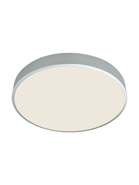 Rabalux Tesia Ceiling Mount Light 40cm Silver with Integrated LED