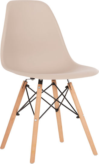 Twist Stühle Küche Cappuccino 4Stück 46x50x82cm