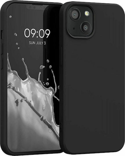 KWmobile Rubberized Back Cover Silicon Negru (iPhone 13) 55948.47