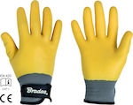 Bradas Gloves for Work Yellow Latex