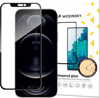 Wozinsky Full Glue Full Face Tempered Glass Black (iPhone 13 / 13 Pro)