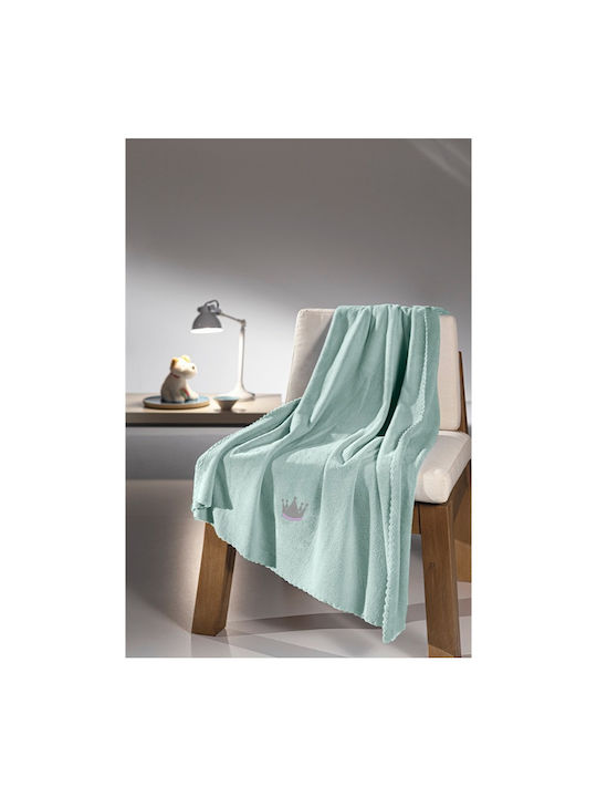 Guy Laroche Decke Kinderbett Queen Vlies Grün 100x140cm