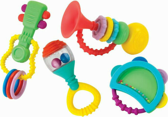 Infantino Teething Rattle made of Plastic for 0 m+ 4pcs