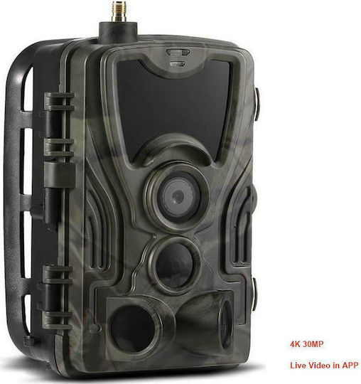 Suntek HC-801Pro Waterproof Hunting Camera Night Vision with Motion Detection 4G/4K/30MP/Live Video με Εφαρμογή