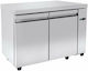 Niki Inox Ψυγείο Πάγκος χωρίς Μοτέρ Υ88xΠ121xΒ70cm
