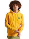 Hanorace Barbati Track & Field Zip Hoodie Geacă Cu Glugă Galbenă