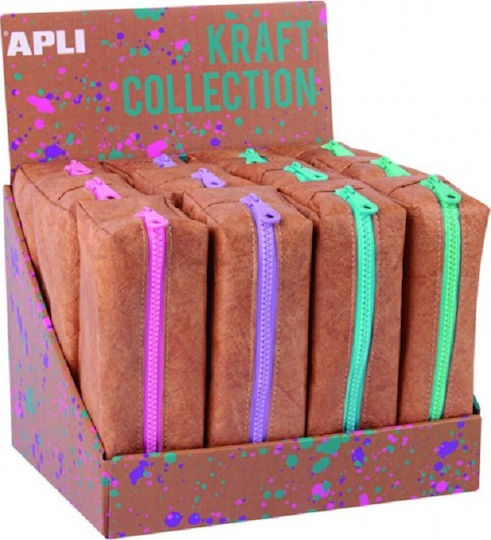 Apli Kraft Rectancular Pencil Case Full Multicolored
