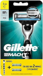 Gillette Mach3 Ξυραφάκι με Ανταλλακτικές Κεφαλέ...