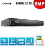 Annke 16-Channel Surveillance Video Recorder NVR 4K N46PCK