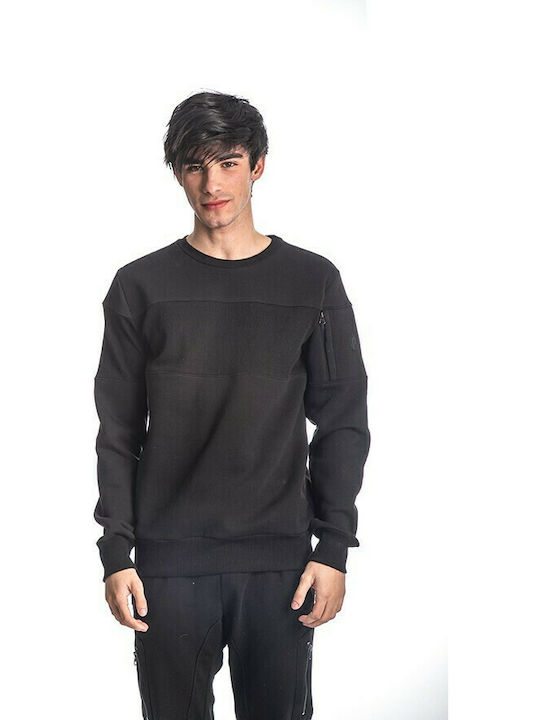 Paco & Co 218568 Herren Sweatshirt Schwarz