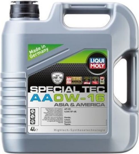 Liqui Moly Special Tec AA Λάδι Αυτοκινήτου 0W-16 4lt