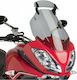 Puig Touring Clip-On Motorcycle Windshield & Windscreen Visor Extender Smoke 6320H