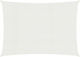vidaXL Rectangular Shade Sail White With Hoop 6...