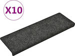 vidaXL Stair Mats Grey 65cm 149725 10pcs