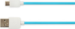 iBox IKUMD3A Tip Regular USB 2.0 Cabluri Micro USB 0.5m Albastru