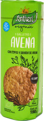 Santiveri Organic Biscuits Oats Digestive 1pcs 190gr