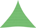 vidaXL Triangular Shade Sail Green 4m 160gr/m²