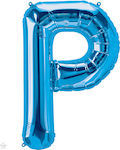 Balloon Foil Jumbo Letter Blue 86cm