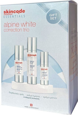 Skincode Alpine White Essentials Trio Σετ Περιποίησης με Κρέμα Προσώπου και Κρέμα Ματιών