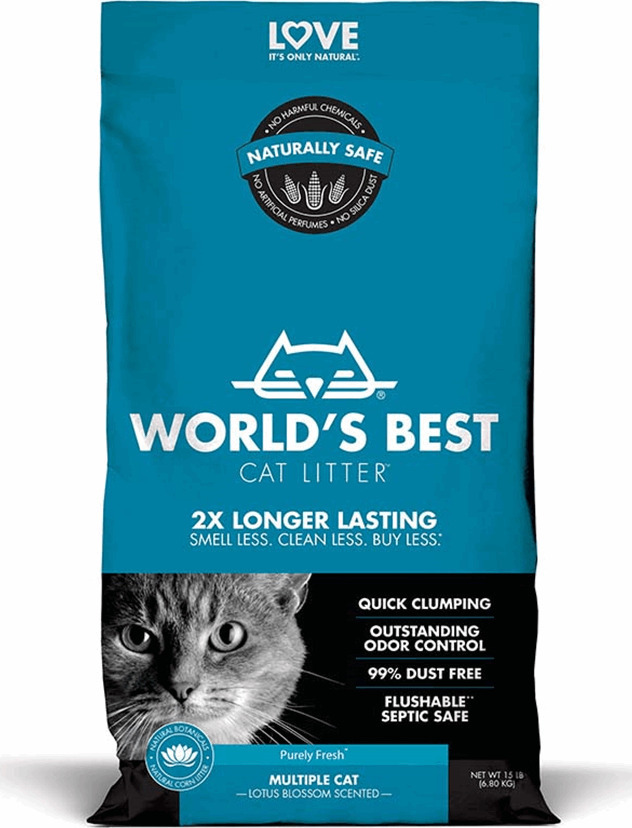 World’s Best Cat Litter Original Multiple Cat Άμμος Γάτας Lotus Flower