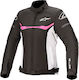 Alpinestars Stella T-Jaws V3 Bărbătesc Geacă de motocicletă Waterproof Black/White/Pink