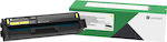 Lexmark 20N20Y0 Toner Kit tambur imprimantă laser Galben Program de returnare 1500 Pagini printate