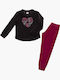 Minerva Kids' Pajamas Winter Cotton Gray LOVE VELVET