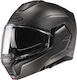 HJC i100 Flip-Up Helmet with Sun Visor ECE 22.06 Semi Flat Titanium