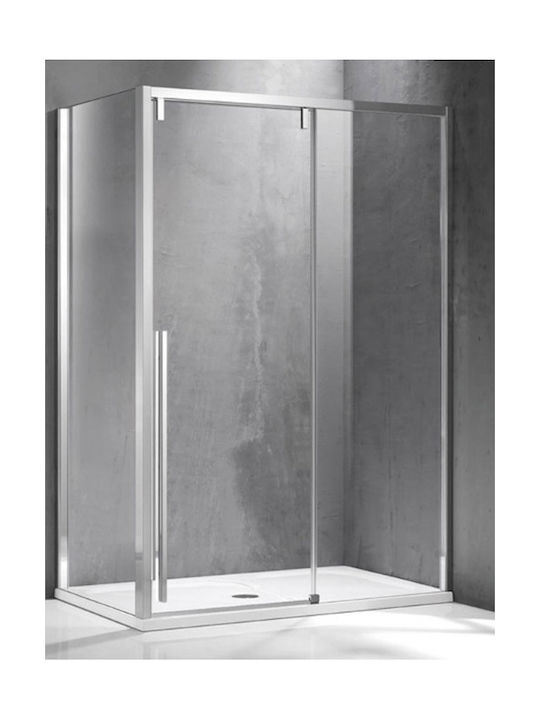 Karag Santorini 500 NR-10 Cabin for Shower with Sliding Door 120x90x200cm Clear Glass Cromo