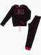 Minerva Kids' Pajamas Winter Black Girls