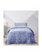 Kocoon Κουβέρτα Fleece Glow Star Φωσφορίζουσα Μπλε 150x220εκ.