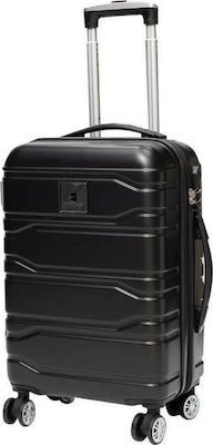 Forecast HFA073 Cabin Travel Suitcase Hard Black with 4 Wheels Height 55cm.