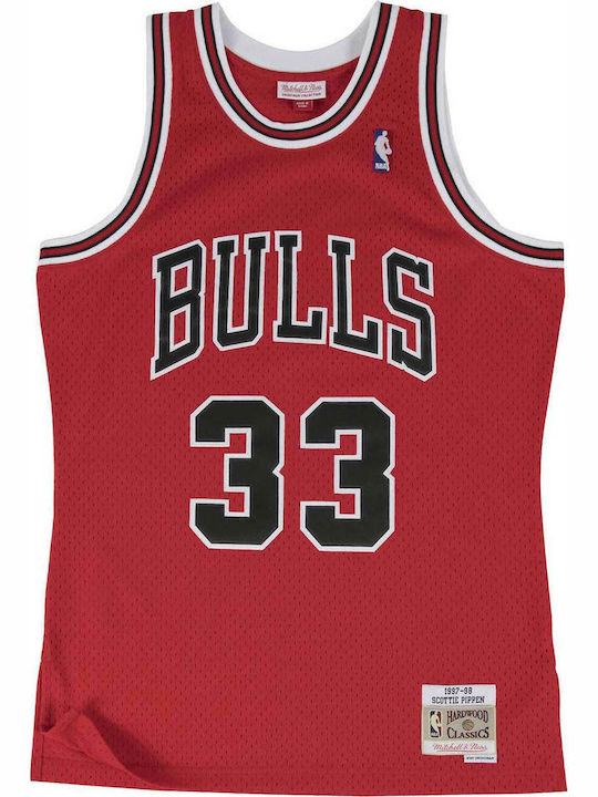 Scottie Pippen Chicago Bulls 1997-98 Jersey Style Basketball