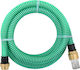 vidaXL 151044 Tubing Suction Green with Brass Connectors 7m 25mm
