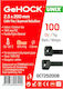 GeHock Δεματικά Καλωδίων Πλαστικά 200mmx2.5mm σε Μαύρο χρώμα (100τμχ) (125200)