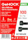 GeHock Plastic Cable Ties 140mm x 3.6mm In Black Colour 100 Pieces 136140