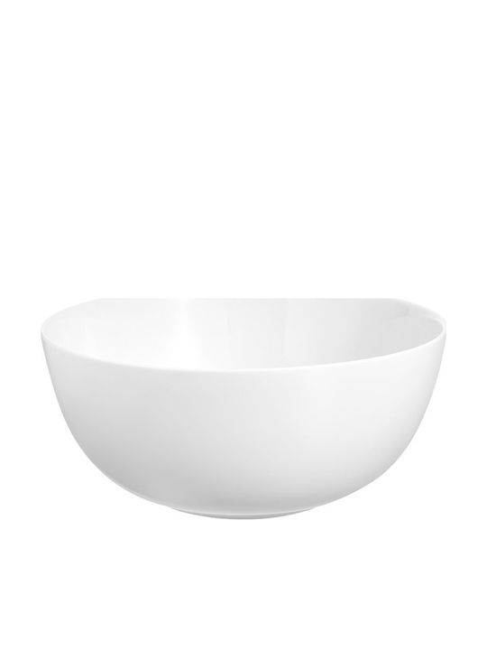 Luminarc Diwali Glass Salad Bowl White 25.6x25.6cm