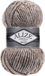 Alize Superlana Maxi Μεικτό 803 Jaspe Milky Bro...