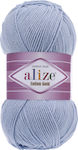 Alize Νήμα Πλεξίματος Βαμβακερό Cotton Gold 40 Μπλε