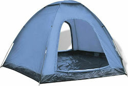 vidaXL Camping Tent Blue for 6 People 360x180cm