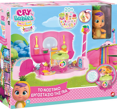 AS Miniature Toy Το Νόστιμο Εργοστάσιο Της Πία Cry Babies for 3+ Years 33.5cm.