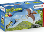 Schleich-S Παιχνίδι Μινιατούρα Dinosaurs Jetpack Chase