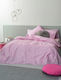 Palamaiki Sheet for Single Bed 170x260cm. Fleck Lilac