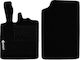Velgum Front Mats 2pcs for Smart ForTwo 2007 2014 Black