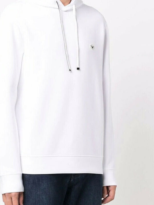 Emporio Armani Sweatshirt with Hood White