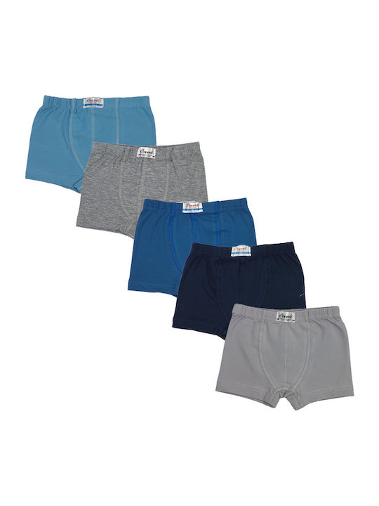 Onurel Kids' Set with Boxers Blue 5pcs