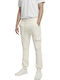 Urban Classics TB4478 Men's Sweatpants with Rubber Whitesand